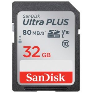 SanDisk SanDisk SDHC Elite Ultra Plus 32.0GB 80MB/s CL10