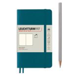 Leuchtturm Leuchtturm Pacific Green, Pocket (A6), 187 p., plain
