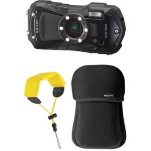Ricoh Ricoh WG-80 Black KIT + Floating Strap + Neoprene Case