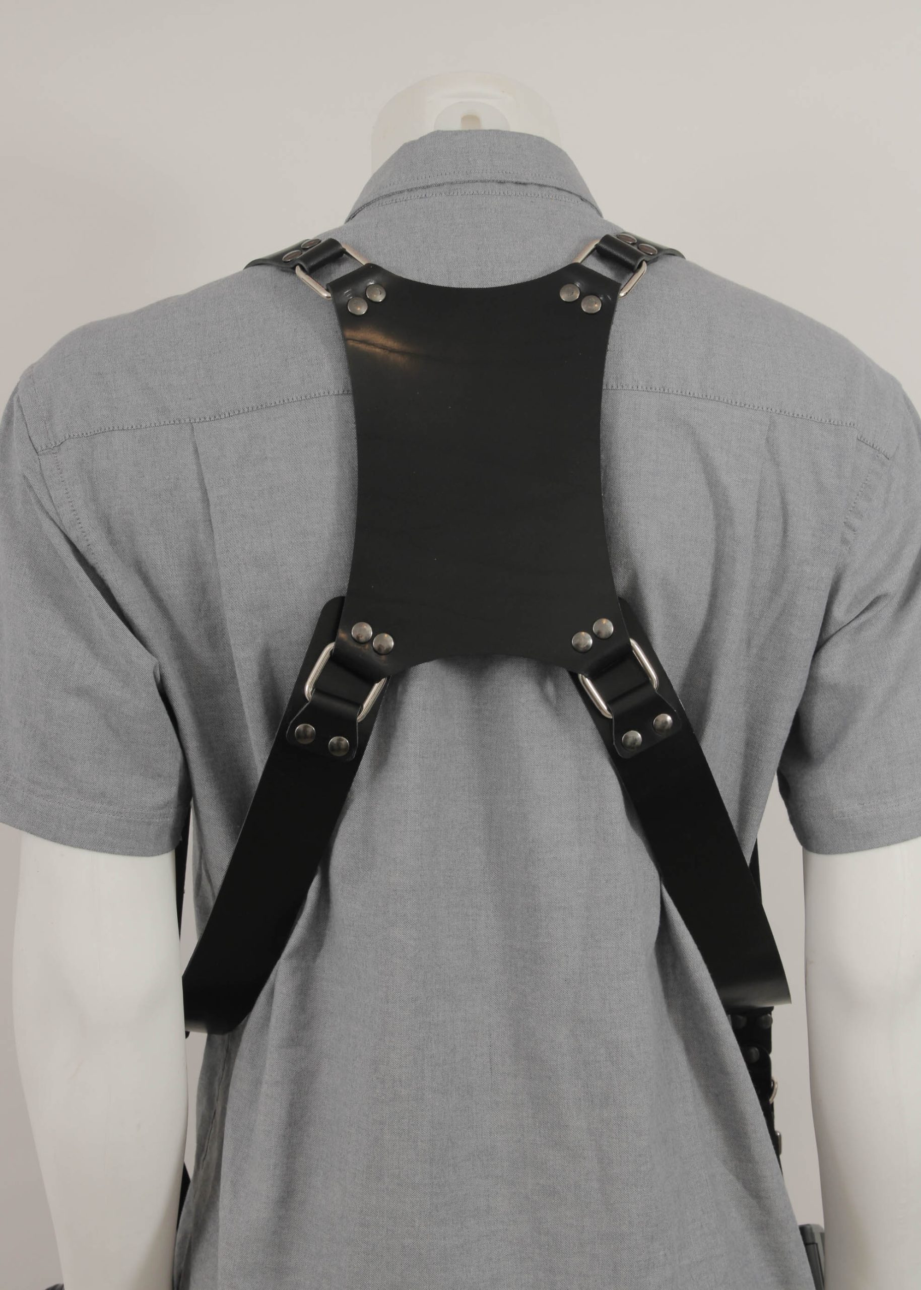 Foto de Vakman Lederen Harnas Fotocamera Heavy Duty Zwart - Image 2