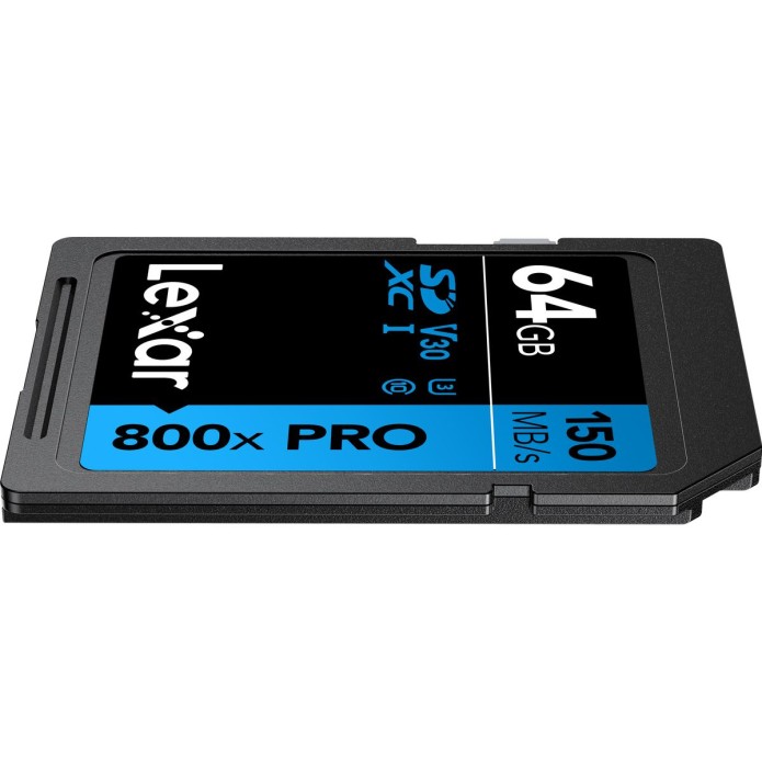 Lexar Lexar SDXC 800X Pro Blue Series 64GB UHS-1 V30 - Read 150... - Image 2