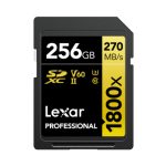 Lexar Lexar Professional SDXC 256GB BL 1800X UHS-II V60 Gold