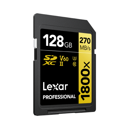 Lexar Lexar Professional SDXC 128GB BL 1800X UHS-II V60 Gold - Image 2