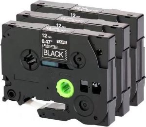 Brother Brother printlint cassette TZE-335 zwart/wit    12 mm