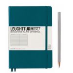 Leuchtturm Leuchtturm Pacific Green, Softcover, Paperback (B6+), 123 p., ruled