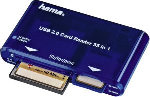 Hama Hama 35 in 1 USB 2.0 Multi Card Reader SD/CF/MS/xD/SM