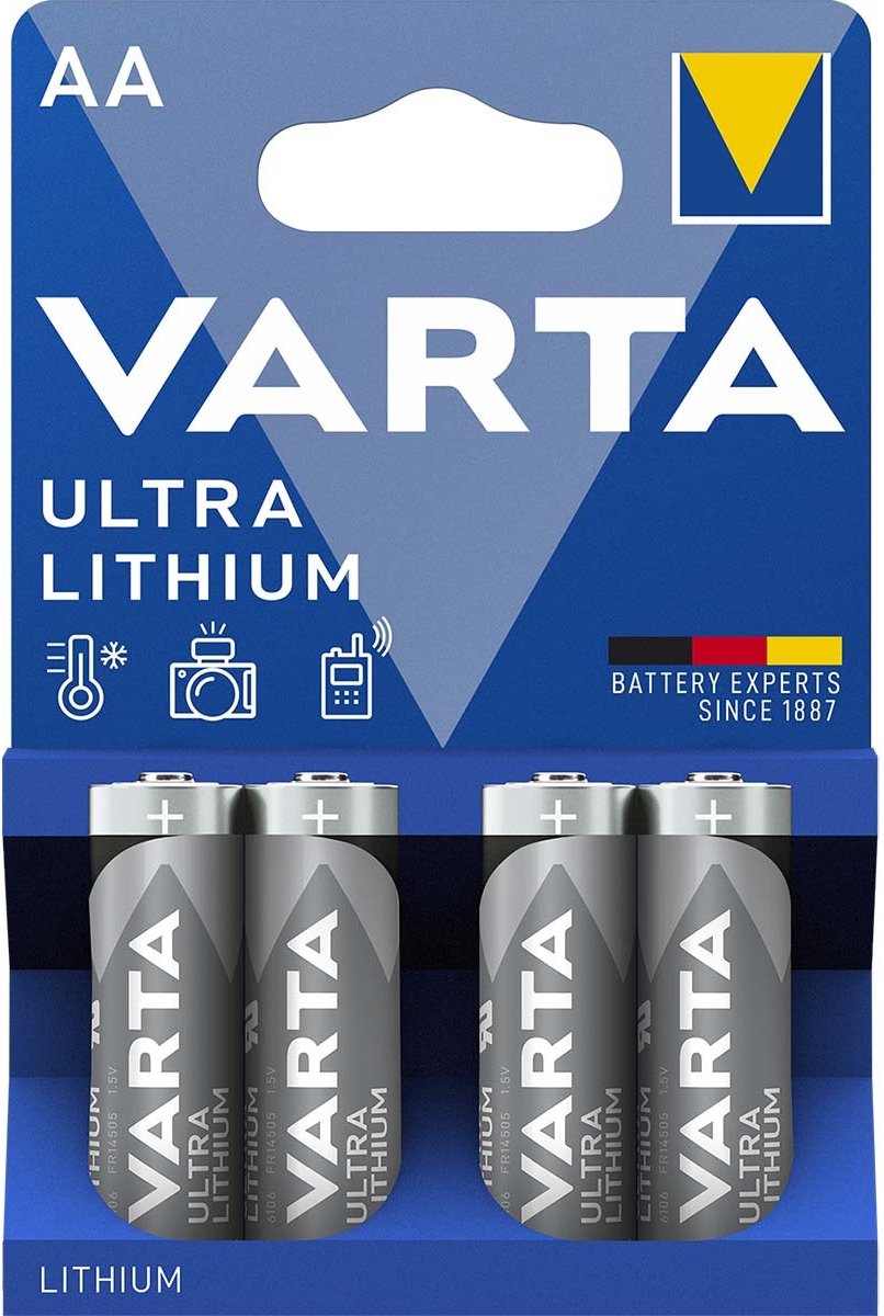 Varta Varta 1500 Lithium AA NR.6106 4-pak
