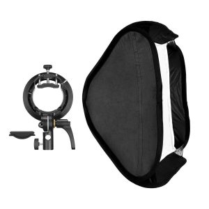Godox Godox S2-type Bracket Bowens + Softbox 60x60cm + Grid