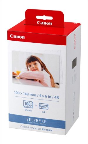 Canon Canon KP-108 IN 10x15 cm Papier en Inkt   (108 Vel)