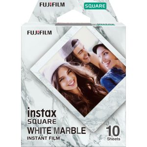 Fuji Fujifilm instax square film white marble
