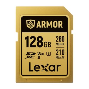 Lexar Lexar SDXC Pro Gold Series Armor UHS-II 128GB V60 IP68 R280/W210