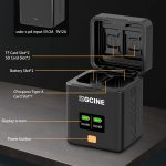 ZGCINE Zgcine Charging Case voor 2x Nikon EN-EL15C accu's