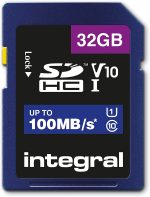 Integral Integral SDHC 32GB 100MB/S Class 10