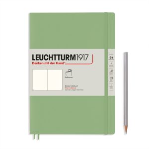 Leuchtturm Leuchtturm Sage, Softcover, Composition (B5), 123 p., plain