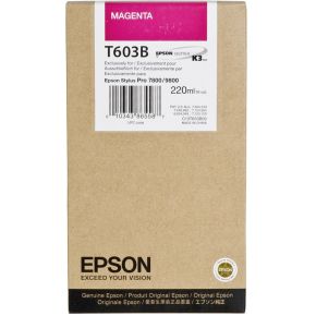 Epson Epson Inktpatroon magenta T 603  220 ml T 603B