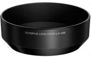 Olympus Olympus LH-49B Zonnekap Zwart voor 25mm/F1.8