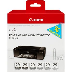 Canon Canon PGI-29 Multipak MBK/PBK/DGY/GY/LGY/CO