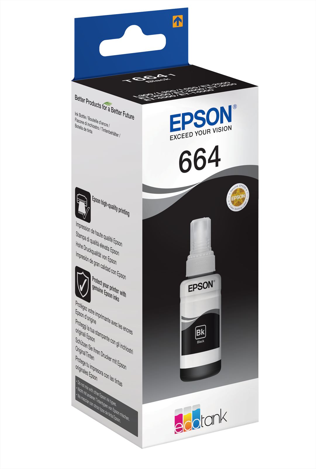 Epson Epson kleur zwart T 664 70 ml T 6641 - Image 2