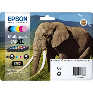 Epson Epson 24XL 6-multipack SC RF-AM T24384021 Olifant