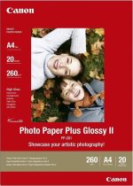 Canon Canon PP-201 A 4 20 vel    265 g Photo Paper Plus Glossy II