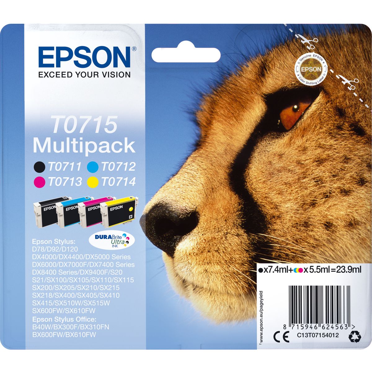 Epson Epson DURABrite Multipack T 071 T 0715