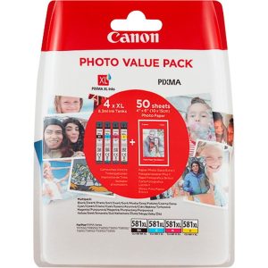 Canon Canon CLI-581XL Photo Value Pack C/M/Y/BK