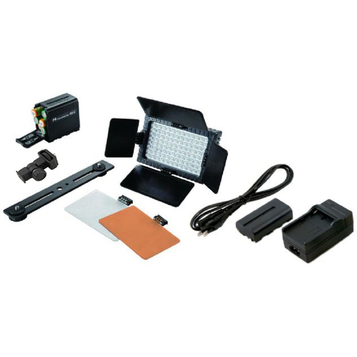 Falcon Eyes Falcon Eyes LED Lamp Set Dimbaar DV-96V-K2 incl. Accu