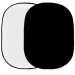 Falcon Eyes Falcon Eyes Background Board R-1482PU Wit/Zwart 148x200 cm