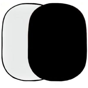 Falcon Eyes Falcon Eyes Background Board R-1482PU Wit/Zwart 148x200 cm