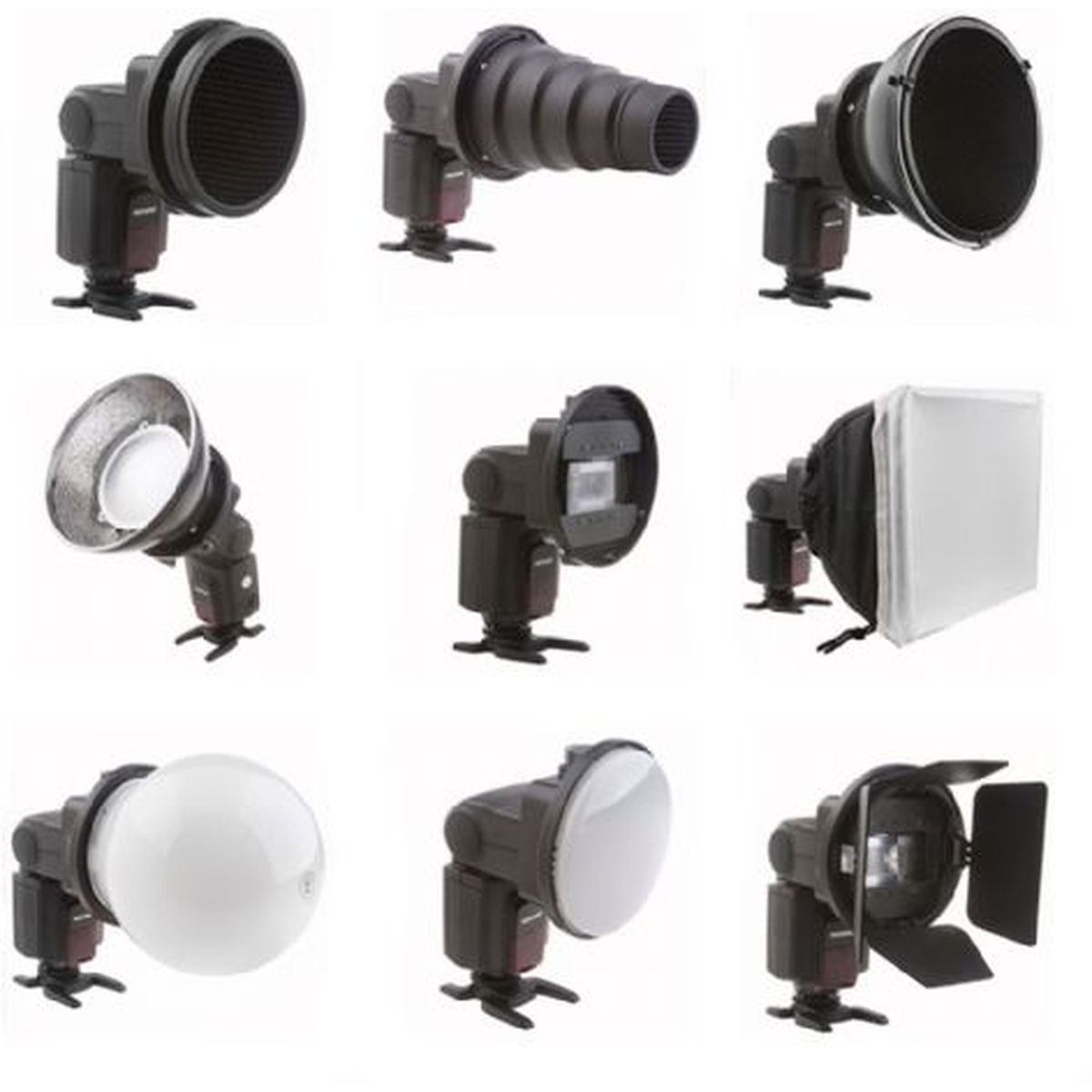 Falcon Eyes Falcon Eyes Universele Camera Flitser Strobist Set SGA-K9