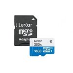 Lexar Lexar microSDHC 16GB 300x met adapter