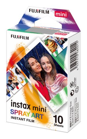 Fuji Fujifilm Instax MINI Spray Art Film Meerkleurig