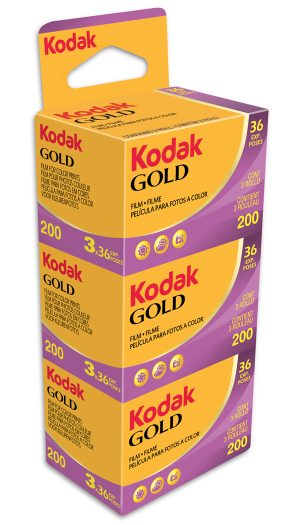 Kodak Kodak goud 3 Pak 200 135/36 opname fotorolletjes
