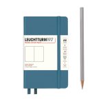 Leuchtturm Leuchtturm Stone Blue, Pocket (A6), 187 p., plain