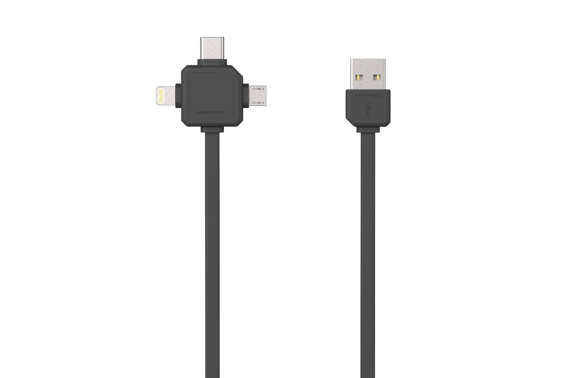 Allocacoc Allocacoc USBcable | USB-C Black