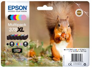 Epson Epson 378XL 6-Multipack Clara Photo HK Eekhoorn T37984010