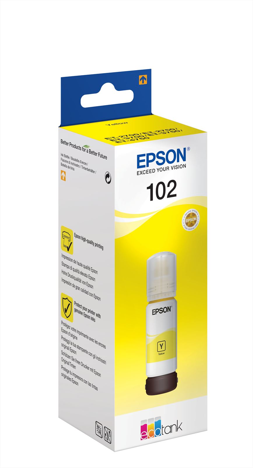 Epson Epson EcoTank geel T 102 70 ml T 03R4 - Image 2
