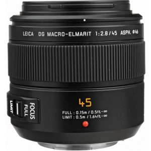Panasonic Panasonic H-ES045E Leica 45mm/f2.8 Black