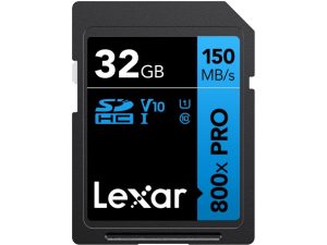 Lexar Lexar SDXC 800X Pro Blue Series 32GB UHS-1 V10