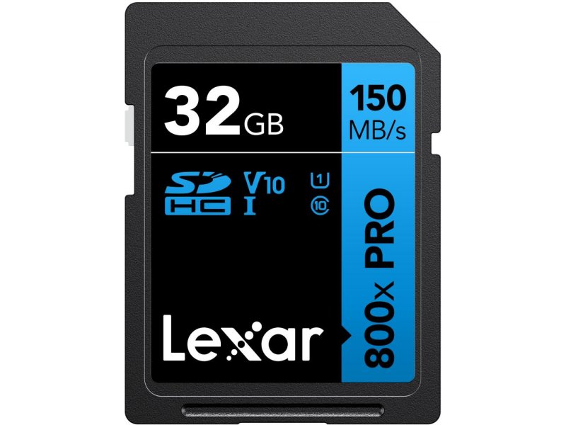 Lexar Lexar SDXC 800X Pro Blue Series 32GB UHS-1 V10