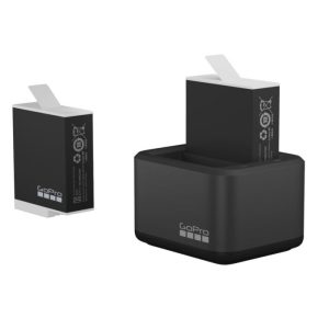 GoPro GoPro Dual Battery Charger + Enduro Batt for HERO12,11, 10 & HERO9 Black