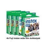 Fuji Fujifilm Instax wide Film 4 pack 2x10
