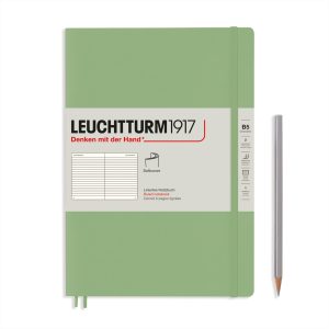 Leuchtturm Leuchtturm Sage, Softcover, Composition (B5), 123 p., ruled