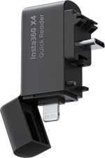 Insta360 Insta360 X4 Quick Reader geheugenkaartlezer USB-Type C/Lightning Zwart