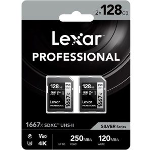 Lexar Lexar Pro SDXC 1667X 128GB Global 2 Pack