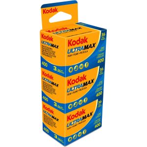 Kodak Kodak 3 pak Ultra max  400 135/36 opname fotorolletje
