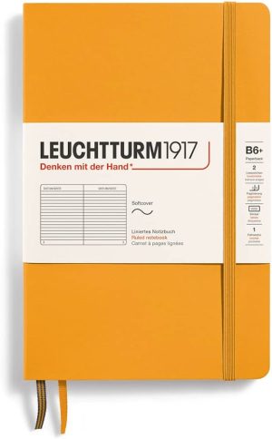 Leuchtturm Leuchtturm Rising Sun, Softcover, Paperback (B6+), 123 p., ruled