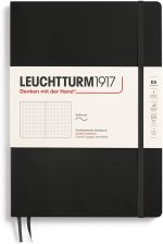 Leuchtturm Leuchtturm Black, Softcover, Composition (B5), 123 p., dotted