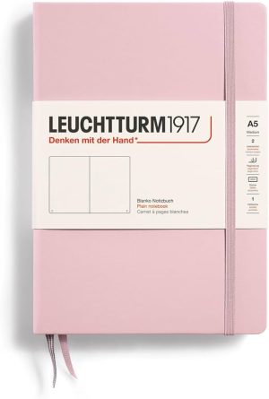 Leuchtturm Leuchtturm Powder, Medium (A5), 251 p., plain