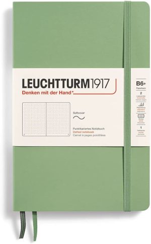 Leuchtturm Leuchtturm Sage, Softcover, Paperback (B6+), 123 p., plain